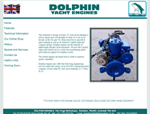 Tablet Screenshot of dolphinengines.co.uk